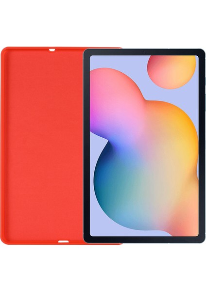 Galaxy Tab S6 Lite İçin Tablet Kılıfı - Kırmızı (Yurt Dışından) fırsatları