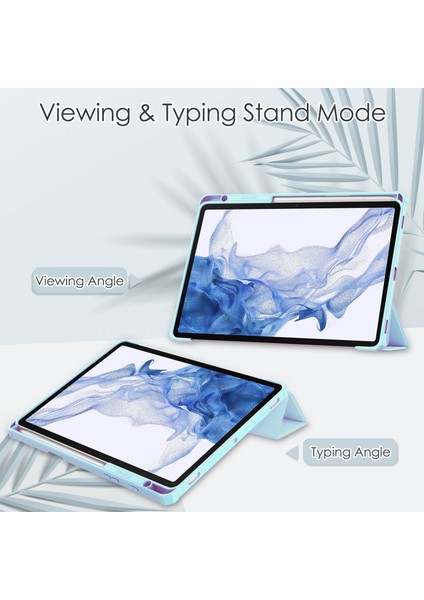 Galaxy Tab S8 İçin Tablet Kılıfı - Mavi (Yurt Dışından) modelleri