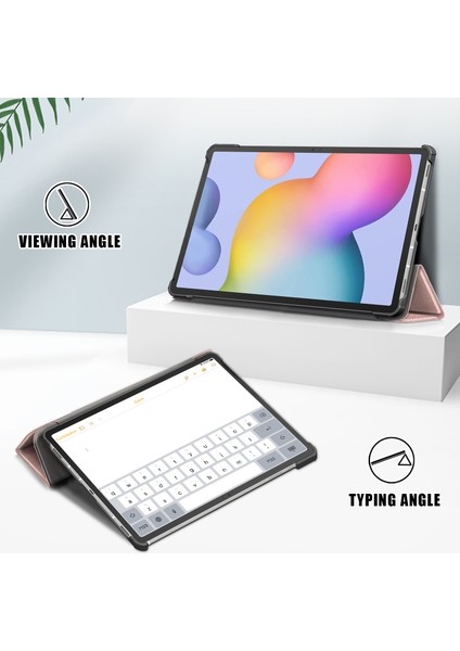 Galaxy Tab S7 Fe İçin Tablet Kılıfı - Rose Gold (Yurt Dışından) fiyatları