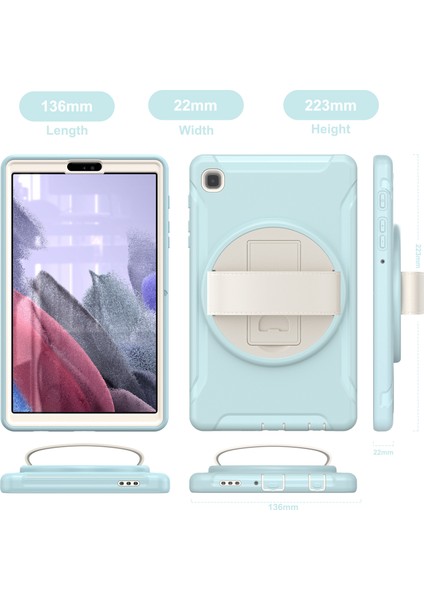 Galaxy Tab A İçin Tablet Kılıfı - Açık Mavi (Yurt Dışından) modelleri