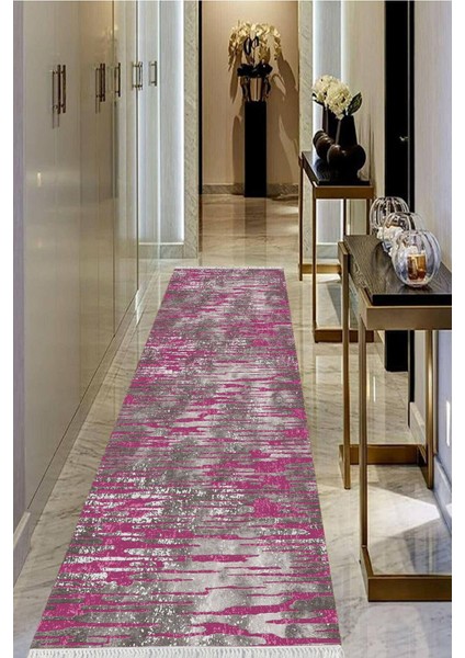 Dijital Baskılı Kaymaz Taban Yıkanabilir Modern Salon Halısı Koridor Halısı Yolluk VHU-HY-884