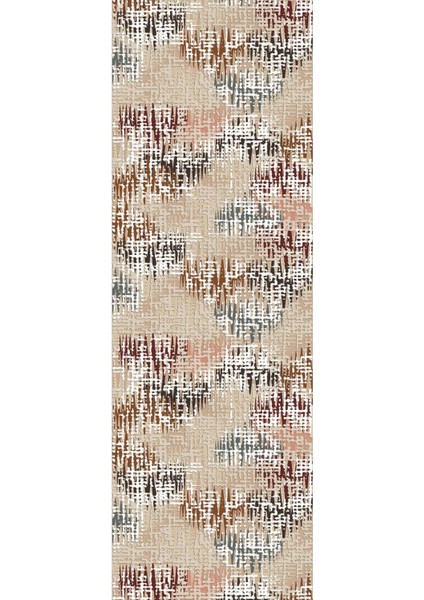 Dijital Baskılı Kaymaz Taban Yıkanabilir Modern Salon Halısı Koridor Halısı Yolluk VHU-HY-1372