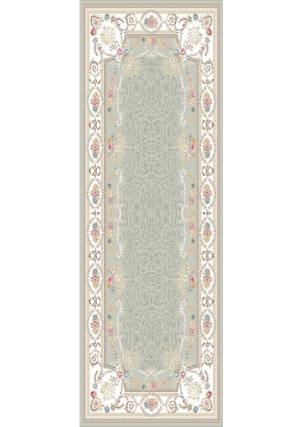 Dijital Baskılı Kaymaz Taban Yıkanabilir Modern Salon Halısı Koridor Halısı Yolluk VHU-HK-173