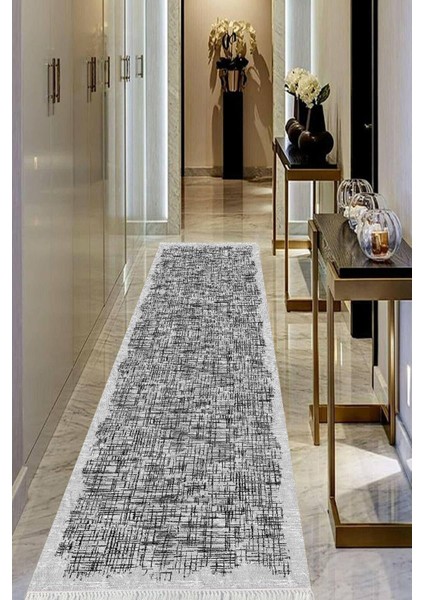 Dijital Baskılı Kaymaz Taban Yıkanabilir Modern Salon Halısı Koridor Halısı Yolluk VHU-HT-182