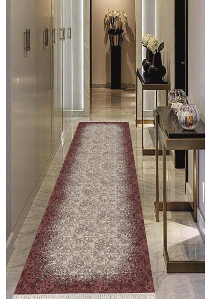 Dijital Baskılı Kaymaz Taban Yıkanabilir Modern Salon Halısı Koridor Halısı Yolluk VHU-HT-247