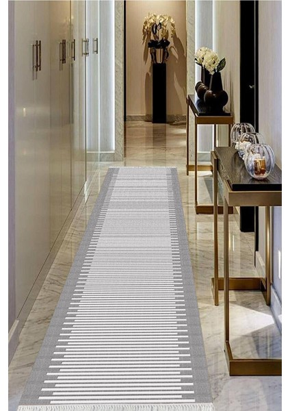 Dijital Baskılı Kaymaz Taban Yıkanabilir Modern Salon Halısı Koridor Halısı Yolluk VHU-SD-317