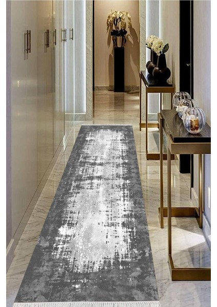 Dijital Baskılı Kaymaz Taban Yıkanabilir Modern Salon Halısı Koridor Halısı Yolluk VHU-HY-922
