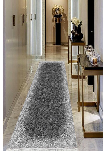 Dijital Baskılı Kaymaz Taban Yıkanabilir Modern Salon Halısı Koridor Halısı Yolluk VHU-HT-244