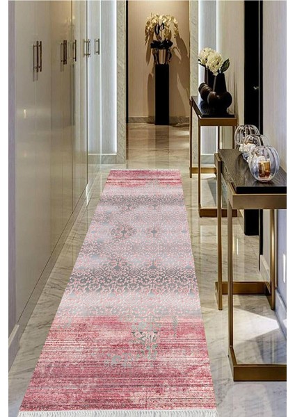 Dijital Baskılı Kaymaz Taban Yıkanabilir Modern Salon Halısı Koridor Halısı Yolluk VHU-SD-384