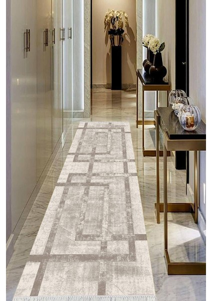 Dijital Baskılı Kaymaz Taban Yıkanabilir Modern Salon Halısı Koridor Halısı Yolluk Vhu-Ht-94