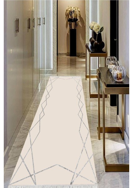 Dijital Baskılı Kaymaz Taban Yıkanabilir Modern Salon Halısı Koridor Halısı Yolluk VHU-SD-481