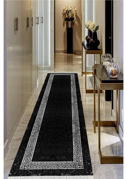 Dijital Baskılı Kaymaz Taban Yıkanabilir Modern Salon Halısı Koridor Halısı Yolluk VHU-SD-1079
