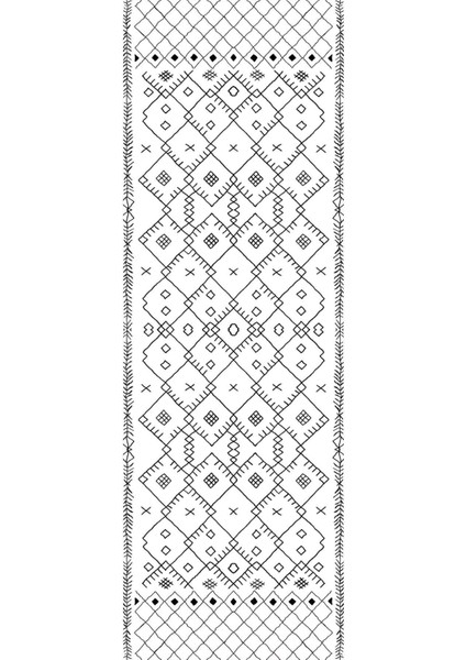 Dijital Baskılı Kaymaz Taban Yıkanabilir Modern Salon Halısı Koridor Halısı Yolluk VHU-SD-557 fiyatları