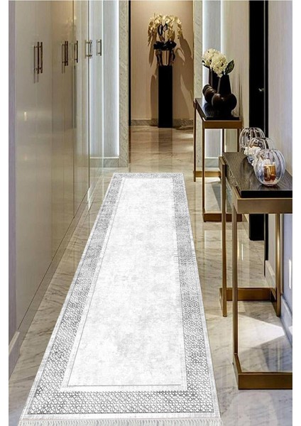 Dijital Baskılı Kaymaz Taban Yıkanabilir Modern Salon Halısı Koridor Halısı Yolluk VHU-SD-664