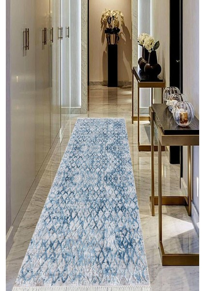 Dijital Baskılı Kaymaz Taban Yıkanabilir Modern Salon Halısı Koridor Halısı Yolluk VHU-HY-1060