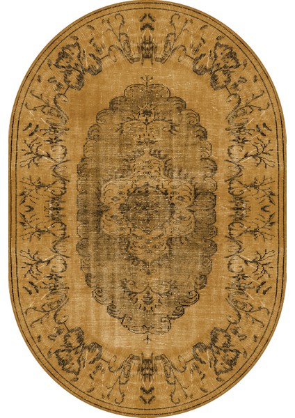 Dijital Baskılı Kaymaz Taban Yıkanabilir Oval Salon Halısı Mutfak Halısı Yolluk VHO-HT-149 fiyatları