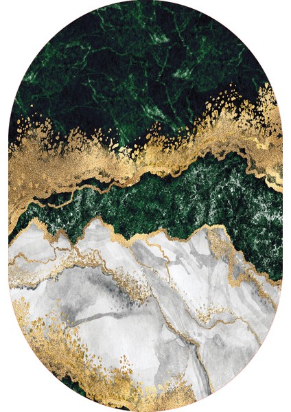 Dijital Baskılı Kaymaz Taban Yıkanabilir Oval Salon Halısı Mutfak Halısı Yolluk VHO-HT-321 fiyatları