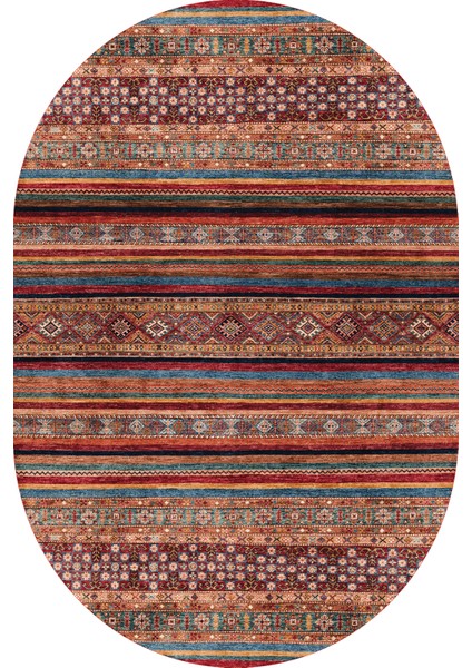 Dijital Baskılı Kaymaz Taban Yıkanabilir Oval Salon Halısı Mutfak Halısı Yolluk VHO-HT-649 fiyatları