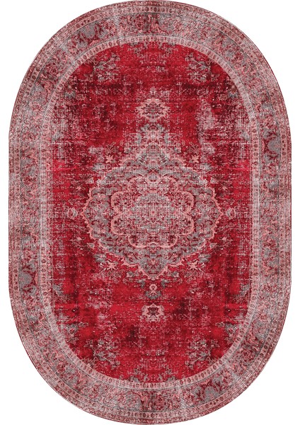 Dijital Baskılı Kaymaz Taban Yıkanabilir Oval Salon Halısı Mutfak Halısı Yolluk VHO-HY-1198 fiyatları