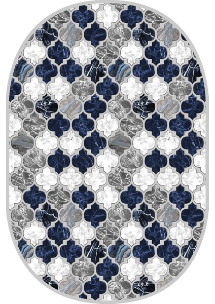 Dijital Baskılı Kaymaz Taban Yıkanabilir Oval Salon Halısı Mutfak Halısı Yolluk VHO-HY-1185 fiyatları