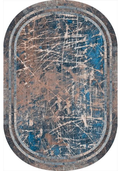 Dijital Baskılı Kaymaz Taban Yıkanabilir Oval Salon Halısı Mutfak Halısı Yolluk VHO-HY-1271 fiyatları