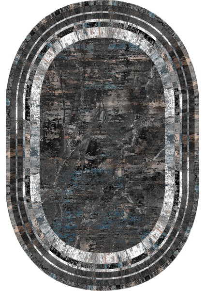 Dijital Baskılı Kaymaz Taban Yıkanabilir Oval Salon Halısı Mutfak Halısı Yolluk VHO-HY-1317 fiyatları