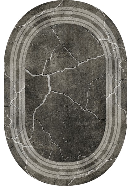 Dijital Baskılı Kaymaz Taban Yıkanabilir Oval Salon Halısı Mutfak Halısı Yolluk VHO-HY-1337 fiyatları