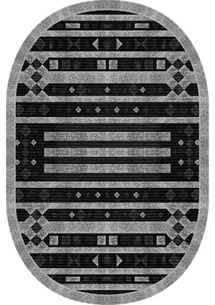 Dijital Baskılı Kaymaz Taban Yıkanabilir Oval Salon Halısı Mutfak Halısı Yolluk VHO-SD-1117 fiyatları