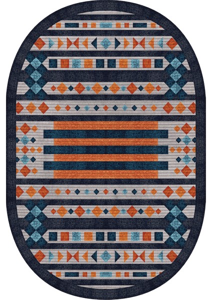 Dijital Baskılı Kaymaz Taban Yıkanabilir Oval Salon Halısı Mutfak Halısı Yolluk VHO-SD-1115 fiyatları