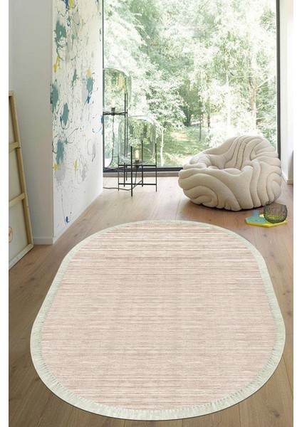 Dijital Baskılı Kaymaz Taban Yıkanabilir Oval Salon Halısı Mutfak Halısı Yolluk VHO-SD-376