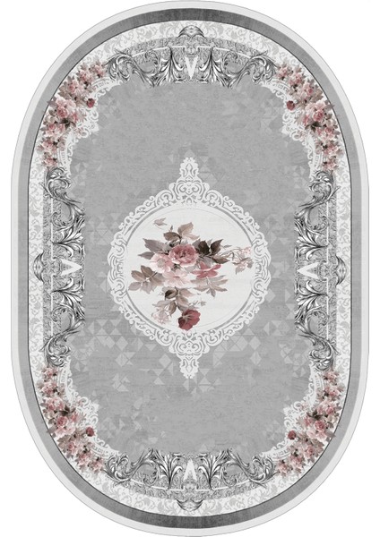 Dijital Baskılı Kaymaz Taban Yıkanabilir Oval Salon Halısı Mutfak Halısı Yolluk VHO-SD-587 fiyatları