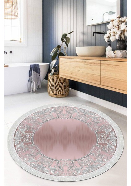 Dijital Baskılı Kaymaz Taban Yıkanabilir Yuvarlak Salon Halısı Mutfak Halısı Paspas Vhyu-Hk-83