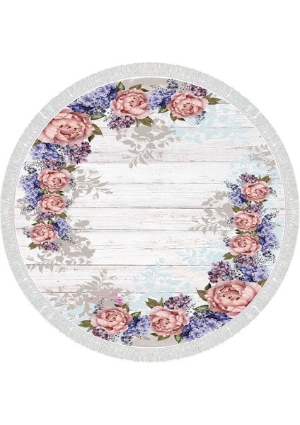 Dijital Baskılı Kaymaz Taban Yıkanabilir Yuvarlak Salon Halısı Mutfak Halısı Paspas VHYU-HS-454 fiyatları