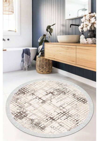 Dijital Baskılı Kaymaz Taban Yıkanabilir Yuvarlak Salon Halısı Mutfak Halısı Paspas Vhyu-Ht-50