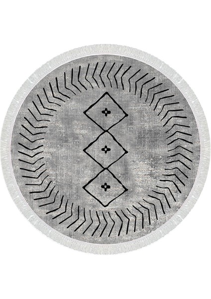 Dijital Baskılı Kaymaz Taban Yıkanabilir Yuvarlak Salon Halısı Mutfak Halısı Paspas VHYU-HT-962 fiyatları