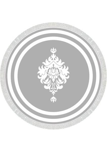 Dijital Baskılı Kaymaz Taban Yıkanabilir Yuvarlak Salon Halısı Mutfak Halısı Paspas VHYU-HT-814