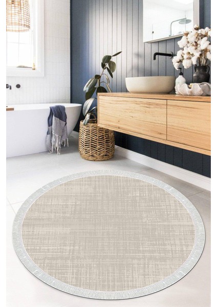 Dijital Baskılı Kaymaz Taban Yıkanabilir Yuvarlak Salon Halısı Mutfak Halısı Paspas VHYU-HT-389