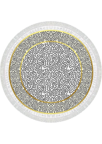 Dijital Baskılı Kaymaz Taban Yıkanabilir Yuvarlak Salon Halısı Mutfak Halısı Paspas VHYU-SD-1074 fiyatları