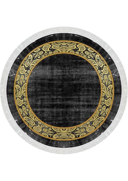 Dijital Baskılı Kaymaz Taban Yıkanabilir Yuvarlak Salon Halısı Mutfak Halısı Paspas VHYU-SD-1075 fiyatları