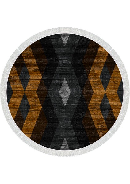 Dijital Baskılı Kaymaz Taban Yıkanabilir Yuvarlak Salon Halısı Mutfak Halısı Paspas VHYU-SD-283 fiyatları