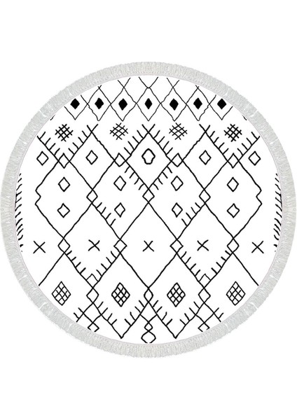 Dijital Baskılı Kaymaz Taban Yıkanabilir Yuvarlak Salon Halısı Mutfak Halısı Paspas VHYU-SD-557 fiyatları