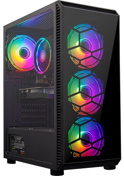 TX1671 Intel Core i7 3770 16 GB Ram 256 GB SSD 4 GB RX550 Freedos 23.6'' FHD Masaüstü Bilgisayar