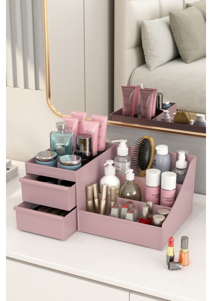 Dovi Home Elegant Makyaj ve Kozmetik Düzenleyici Organizer Fırçalık