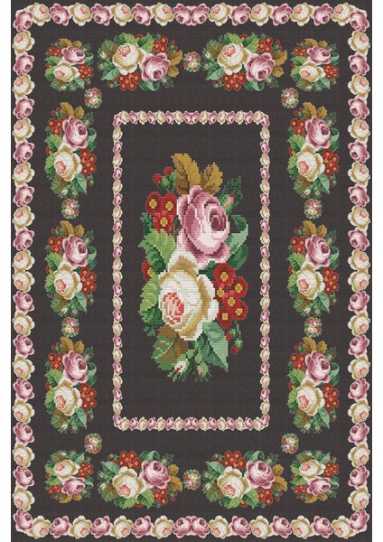 Dijital Baskılı Kaymaz Tabanlı Yıkanabilir 2'li Set Banya Halısı Klozet Takımı Paspas VHKZ-SD-402 fiyatları