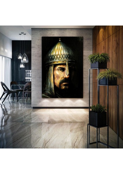 Sultan Alparslan Malazgirt Büyük Selçuklu Sultanı Kanvas Tablo