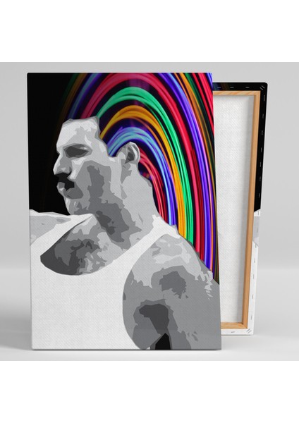Freddie Mercury Art Müzik Queen Grubu Solisti Kanvas Tablo fiyatları