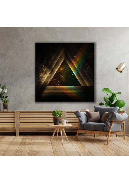 Pink Floyd Rock Müzik Grubu Nostalji Art Sanat Prizma Kanvas Tablo