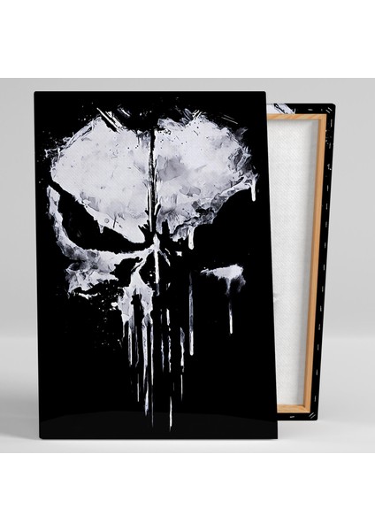 Punisher Mafya Kurukafa Tehlike Dekor Kanvas Tablo