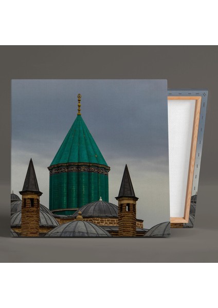 Konya Mevlana Türbesi Manzara Dekor Kanvas Tablo