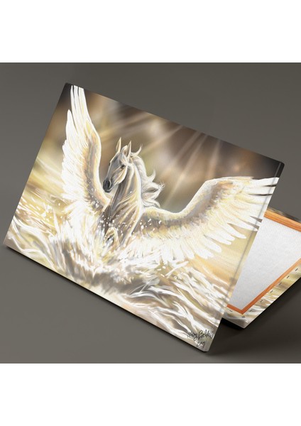 Pegasus Yunan Mitolojisi Kanatlarını Açmış At Kanvas Tablo